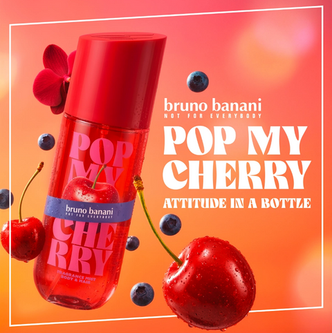 Bruno Banani Body Mist Pop My Cherry, 236 ml