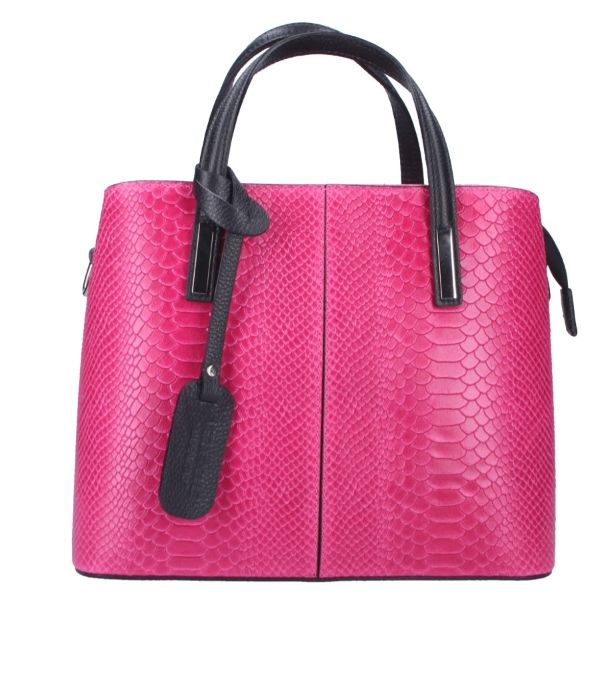 Poseta piele naturala Roz - Shiny Beauty