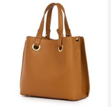 Poseta piele naturala Coniac - Shiny Beauty