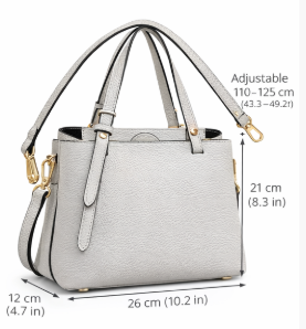 Poseta piele naturala White