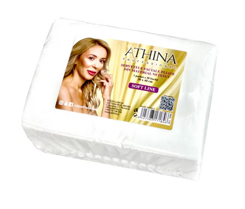 Servetele cosmetice Athina din material netesut, 30x40 cm set 50 buc ATHINA ACPCU