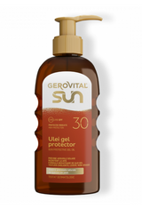 Gerovital Sun,Ulei Gel Protector SPF 30 – Protecție Ridicată și Hidratare, Gerovital Sun, 150 ml - Shiny Beauty