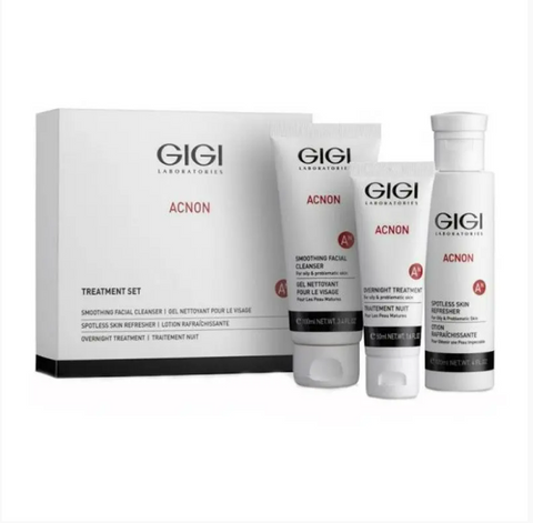 Set pentru curățarea pielii feței, GiGi Acnon Treatment Set Gigi Acnon