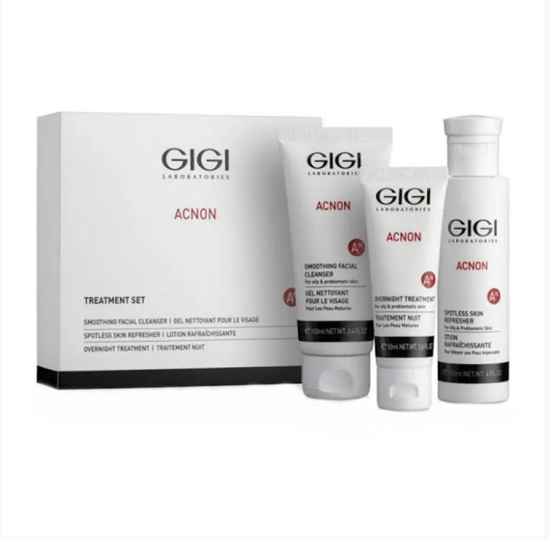 Set pentru curățarea pielii feței, GiGi Acnon Treatment Set Gigi Acnon