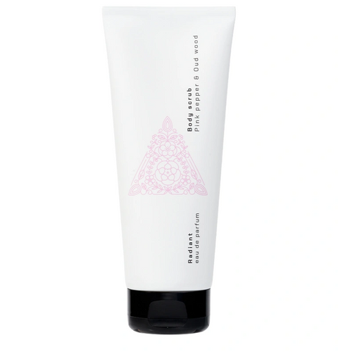 Scrub corp Radiant parfumat Pink pepper & oud wood body scrub 200ml - Shiny Beauty