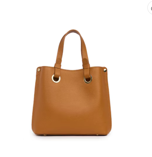 Poseta piele naturala Coniac - Shiny Beauty