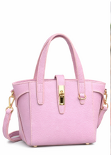 Poseta piele naturala Pink