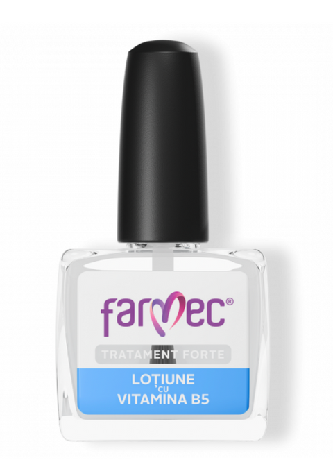 Loțiune cu Vitamina B5, Keratină și Complex Mineral MgCuZn, Farmec Tratament Forte, 11 ml MANICHIURA PRODUS ROMANESC - Shiny Beauty