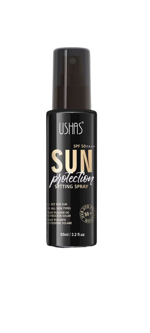 Spray de fixare machiaj cu protecție solară USHAS Sun Protection Setting Spray SPF 50