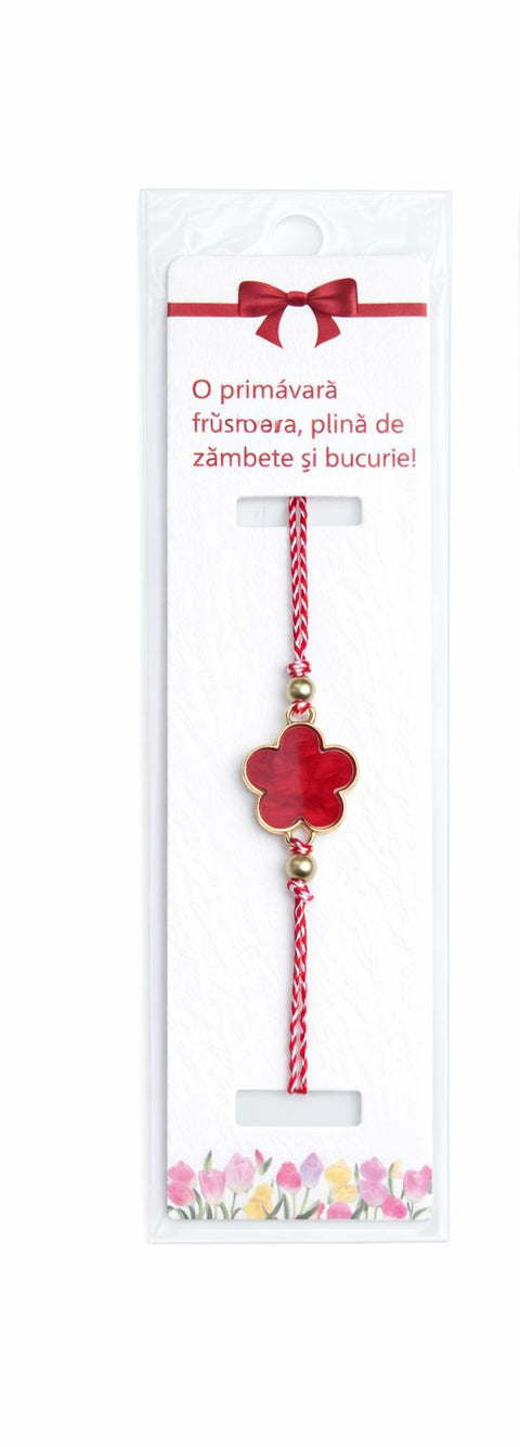 Martisor bratara floare 7 - Shiny Beauty