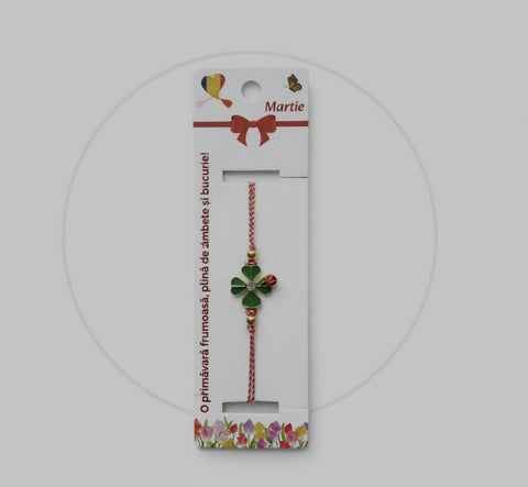 Martisor bratara trifoi 1buc - Shiny Beauty