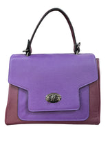 Poseta piele naturala Violet - Shiny Beauty