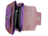 Poseta piele naturala Violet - Shiny Beauty
