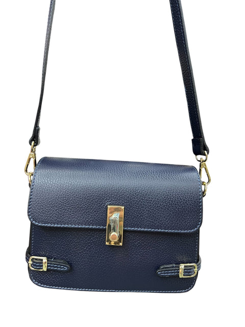 Poseta piele naturala Blue - Shiny Beauty