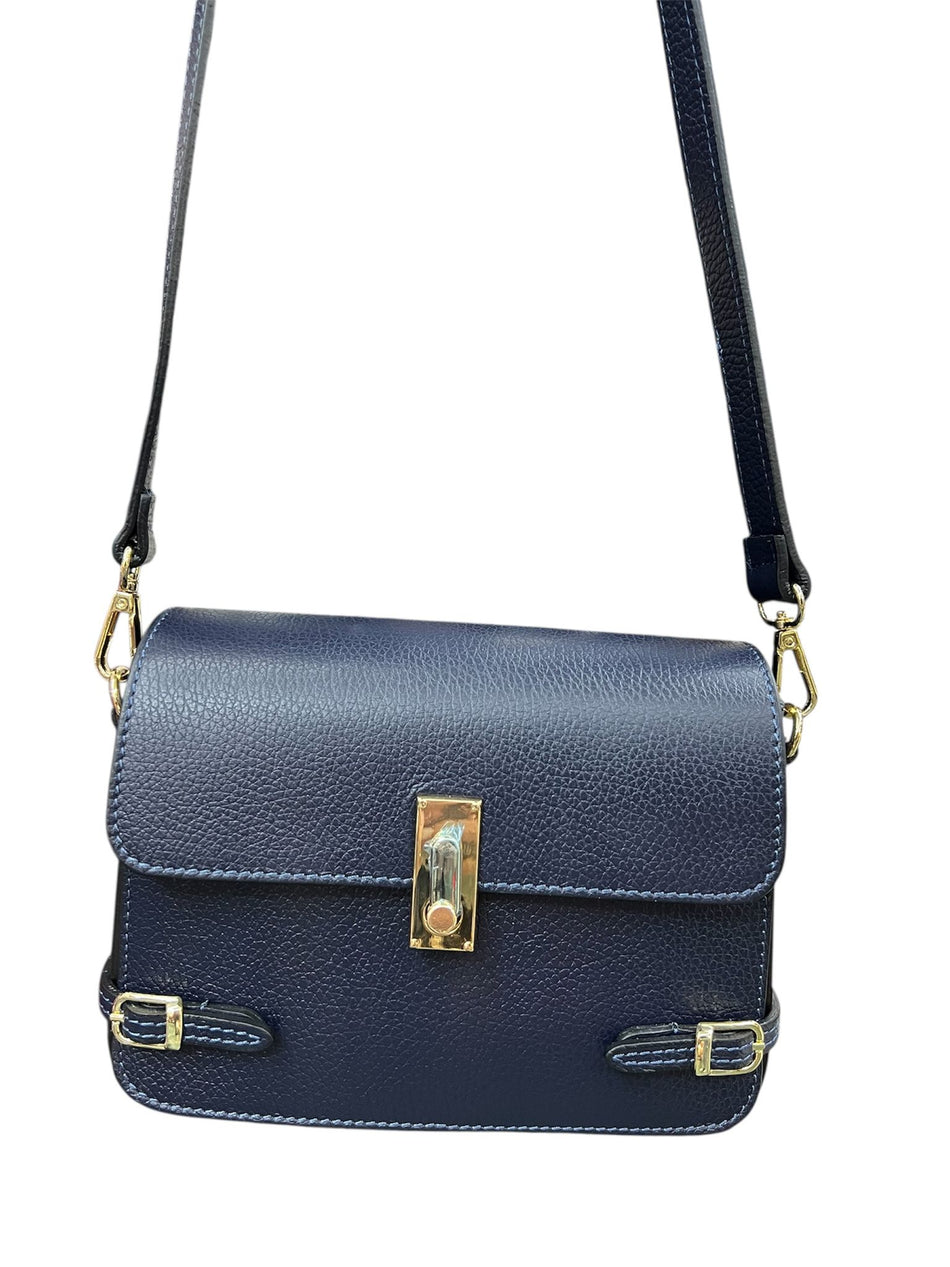 Poseta piele naturala Blue - Shiny Beauty