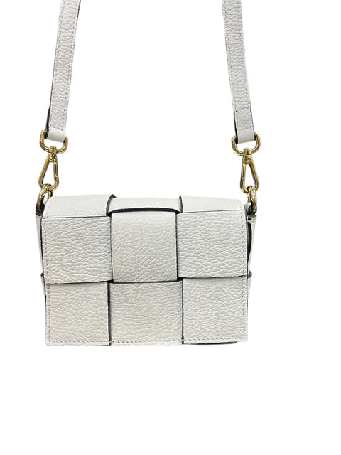 Poseta piele naturala White - Shiny Beauty
