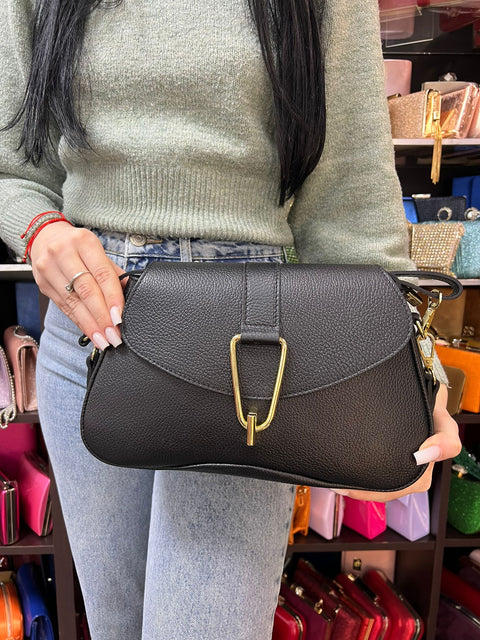 Poseta piele naturala Negru - Shiny Beauty