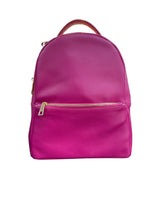 Poseta piele naturala Rucsac Fucsia - Shiny Beauty