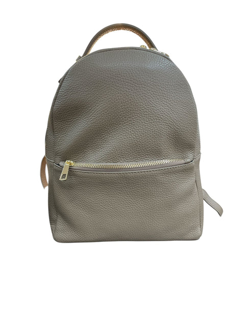 Poseta piele naturala Rucsac Beige - Shiny Beauty