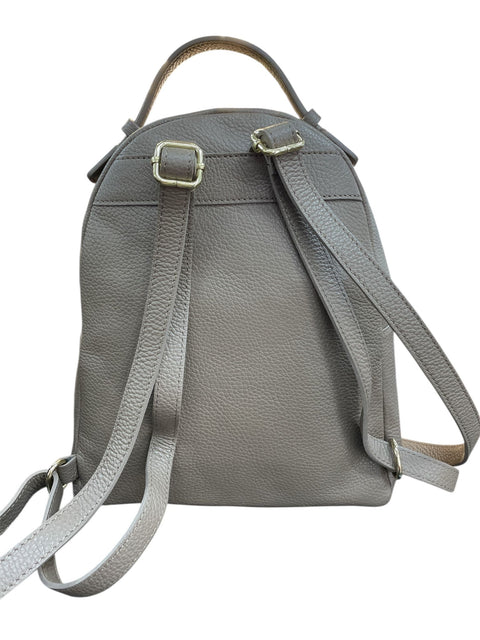 Poseta piele naturala Rucsac Beige - Shiny Beauty
