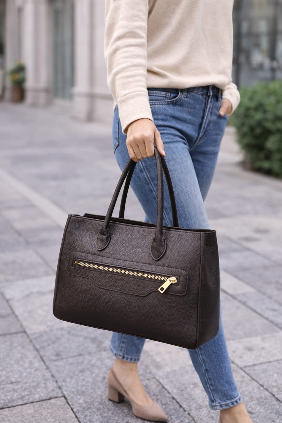 Poseta piele naturala Maro - Shiny Beauty