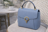 Poseta piele naturala Bleu