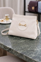 Poseta piele naturala White