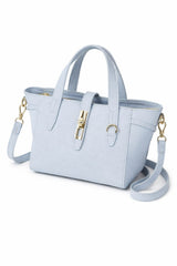 Poseta piele naturala Blue