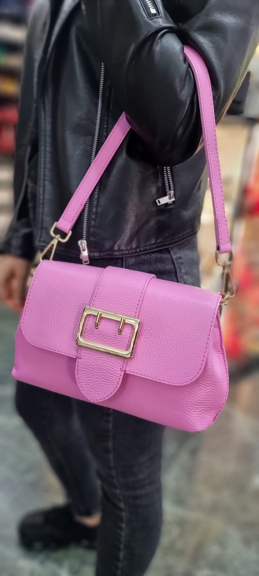 Poseta piele naturala Candy 5645 - Shiny Beauty