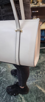 Poseta piele naturala marime mare 7528 - Shiny Beauty