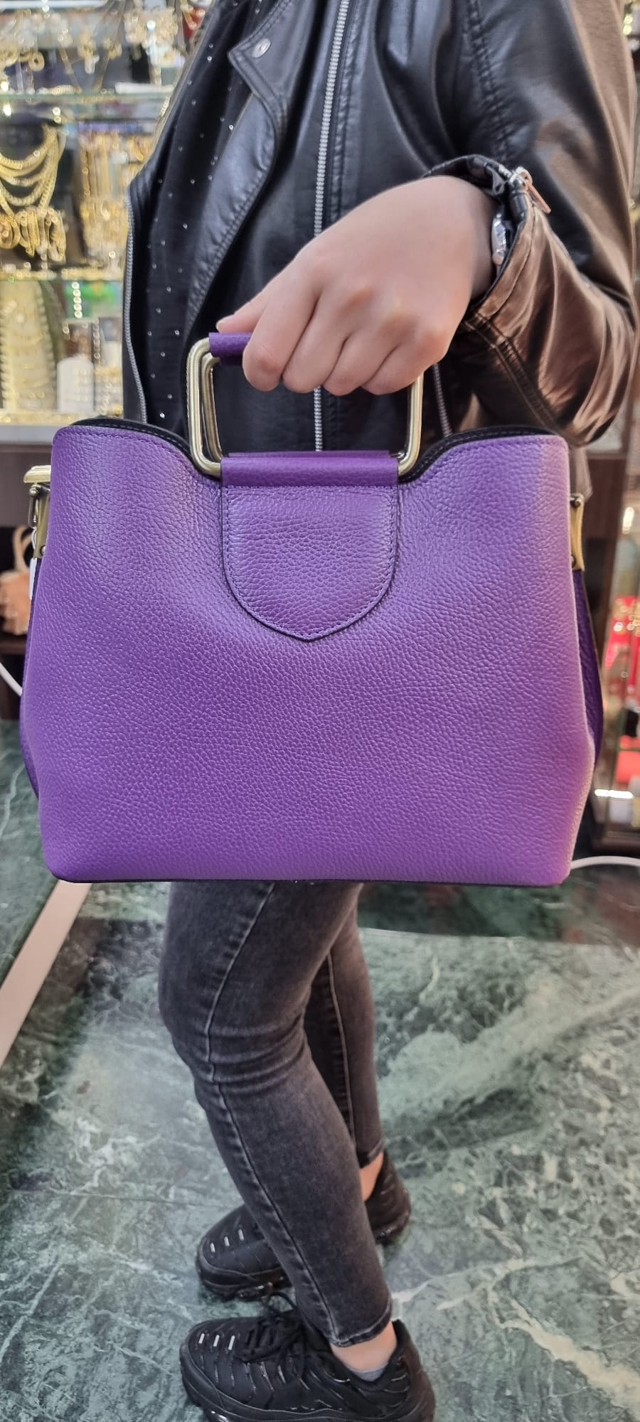 Poseta piele naturala 6986 - Shiny Beauty