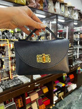 Poseta piele naturala 661 Bleumarin - Shiny Beauty