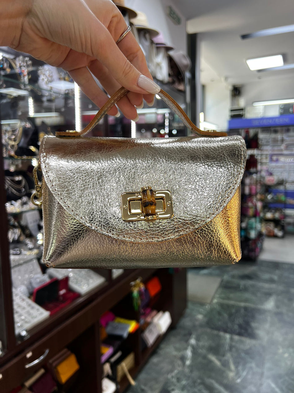 Poseta piele naturala  Bronz 664 - Shiny Beauty