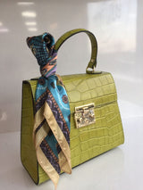 Poseta piele naturala  1296 OLIV