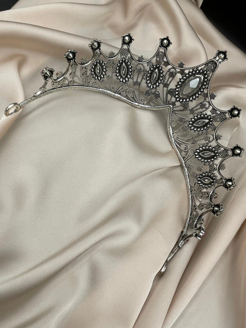 Coronita din metal cu pietre #1020