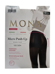 Ciorapi Dres Mona* Micro push-up 100 den negru