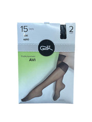 Set Sosete Gatta Avi 15 den 2 perechi Negru