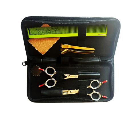 Set foarfece ROVRA Student series 5.5 inch cu pieptene si clipsuri ACCESORIU FRIZERIE