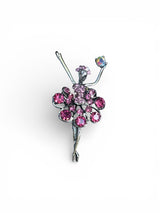 Brosa din aliaj si cristale zirconiu br13 - Shiny Beauty