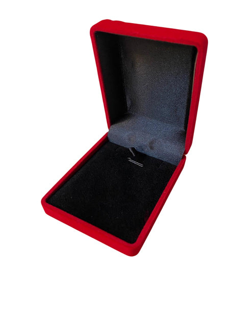 Cutie Cadou din catifea rosie pentru Bijuterii si Brosa2