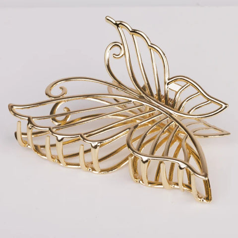 Clama de par din metal model fluture C04
