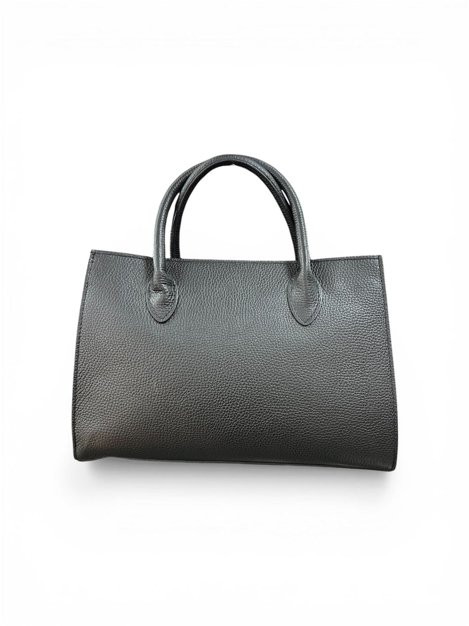 Poseta piele naturala Black - Shiny Beauty