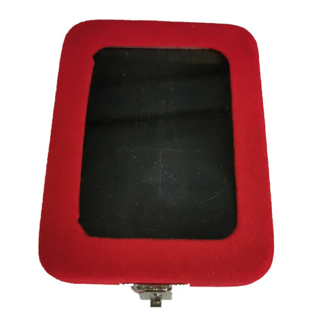 Cutie Cadou din catifea rosie pentru Bijuterii si Brosa