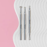 STALEKS Set de instrumente Clear Skin BEAUTY & CARE 30 (uno, rotund cu 19 găuri, buclă)
