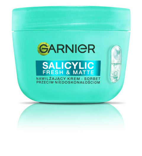 Garnier Salicylic Fresh & Matte Cremă hidratantă-Sorbet împotriva imperfecțiunilor 85ml - Shiny Beauty