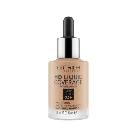 Fond de ten, 050 Rosy Ash, HD Liquid Coverage Foundation, 30 ml, Catrice