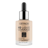 Fond de ten Light Beige 010 HD Liquid Coverage Foundation, 30 ml, Catrice - Shiny Beauty