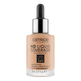 Fond de ten Warm Beige 040 HD Liquid Coverage Foundation, 30 ml, Catrice - Shiny Beauty