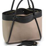 Poseta piele naturala Taupe - Shiny Beauty