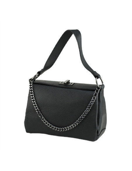 Poseta piele naturala Neagra - Shiny Beauty